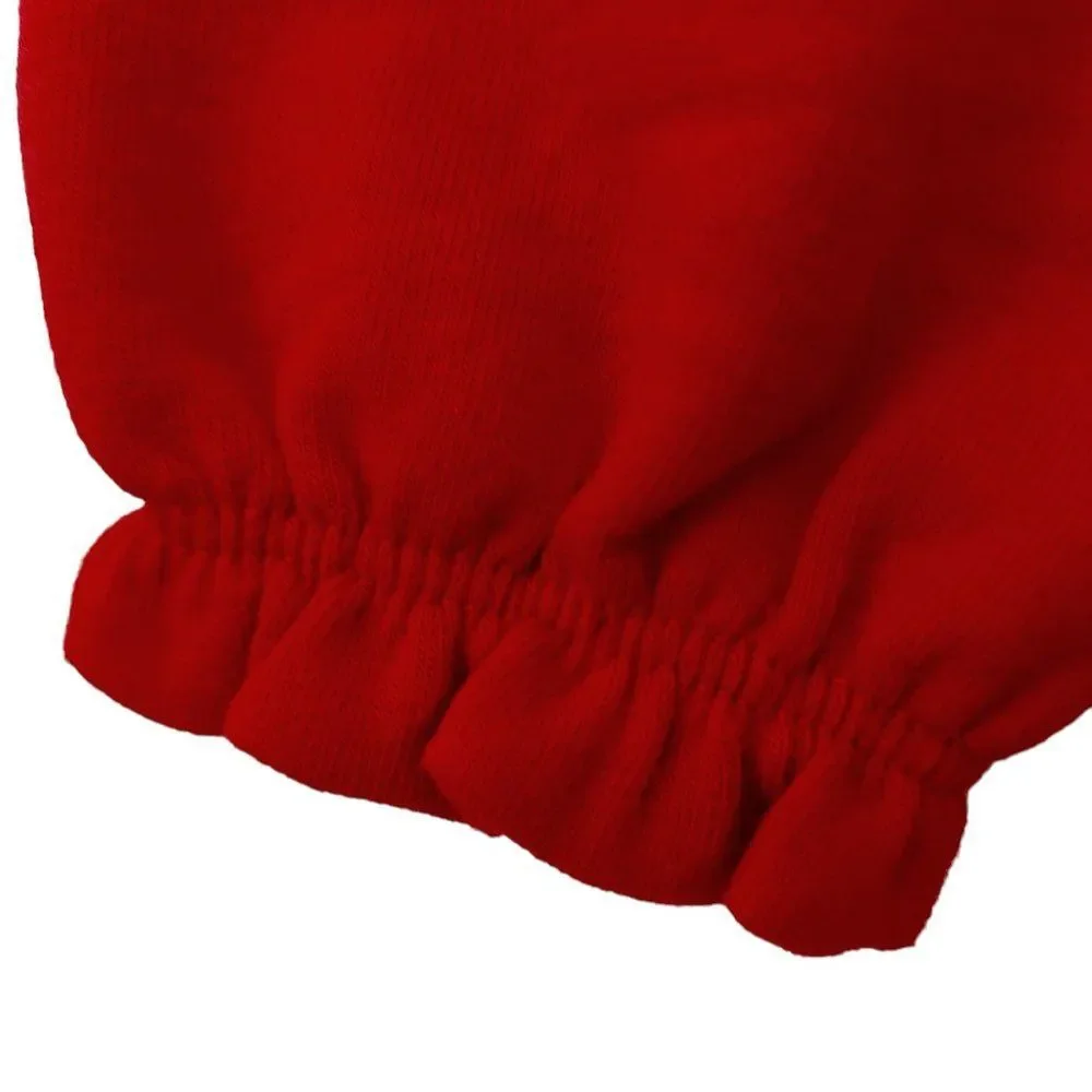 Mini Boden Dress Girls 4-5Y Red Embroidered Floral Pleated Ruffles Cotton Blend - Picture 9 of 11